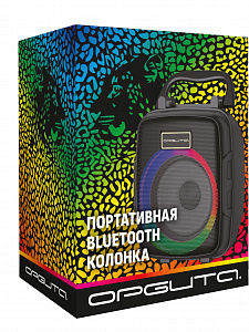 Орбита OT-SPB139 Черная колонка BT (3Вт)